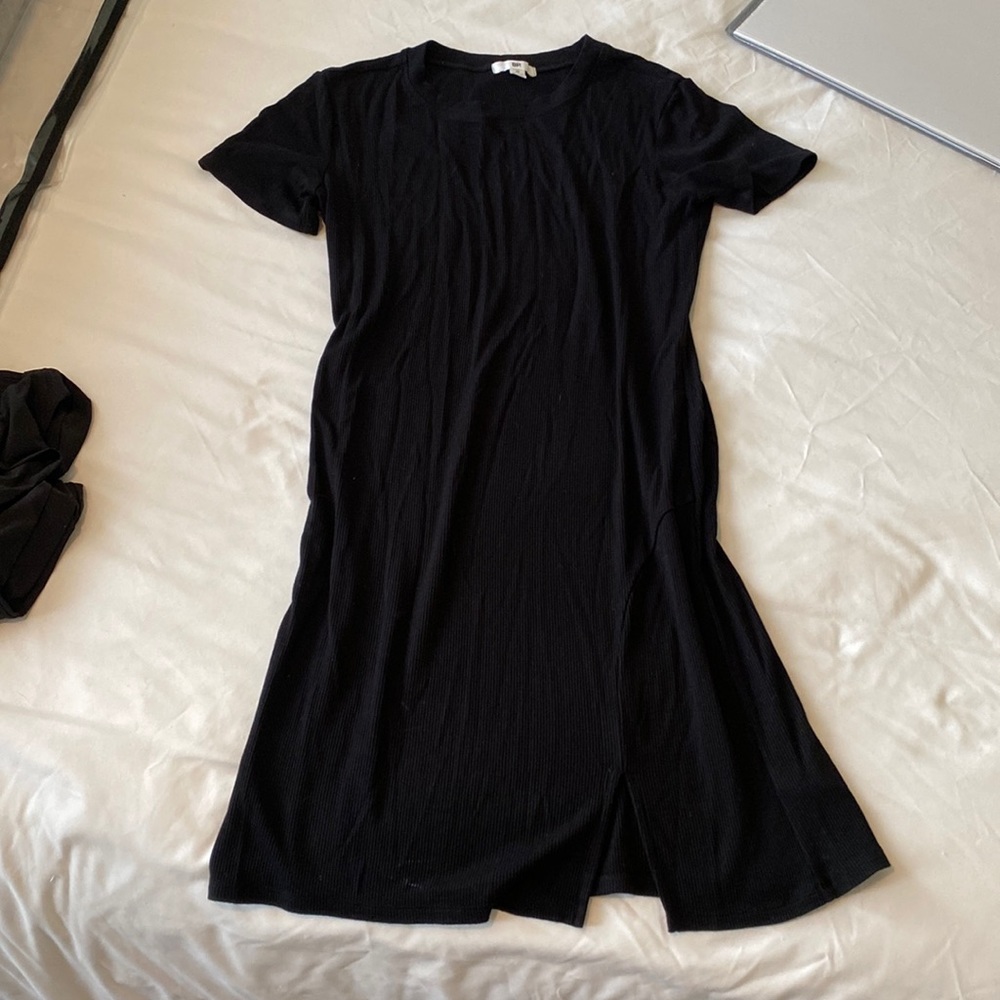 Ribbed t shirt dress